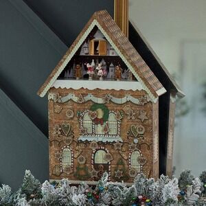 Gingerbread Musical Advent Calendar-Cracker Barrel Exclusive-VHTF NIB STUNNING